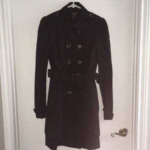 Armani Exchange cool black trench coat, 99% new, size L